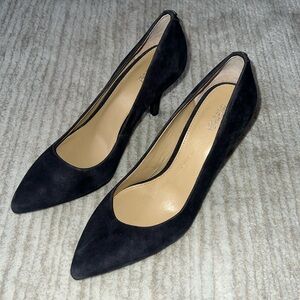 Michael Kors Navy Suede Heels
